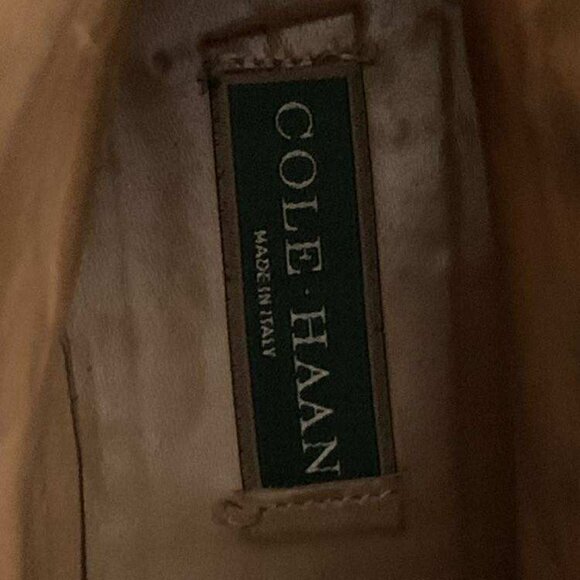 EUC Cole Haan Women's Brown Leather Lace-Up Ankle Boots size 10.5 - Picture 8 of 8
